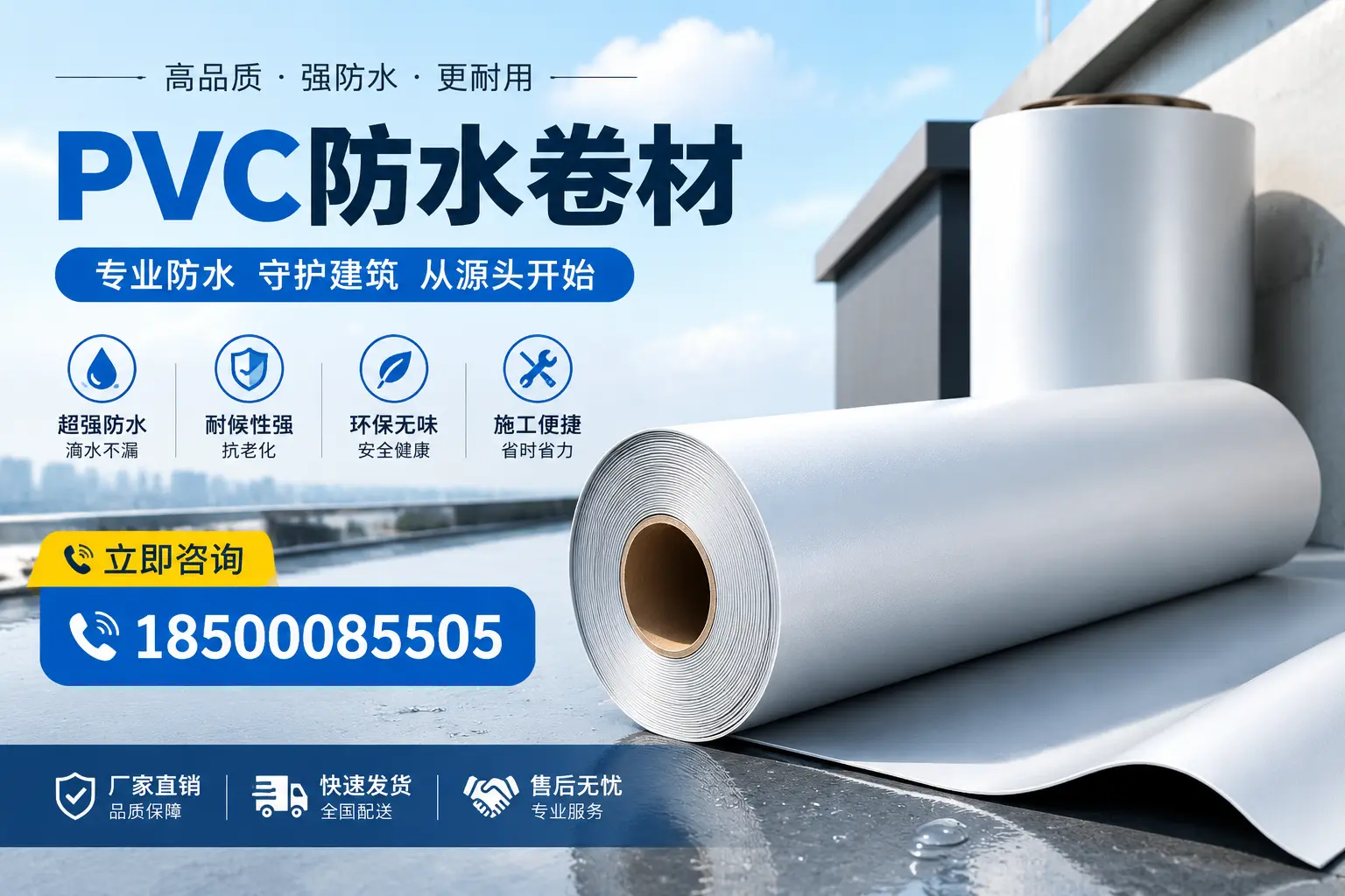 如何评估PVC防水卷材的性价比？嘉峪关消费者必看